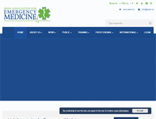 Tablet Screenshot of iaem.ie