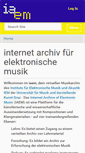 Mobile Screenshot of iaem.at